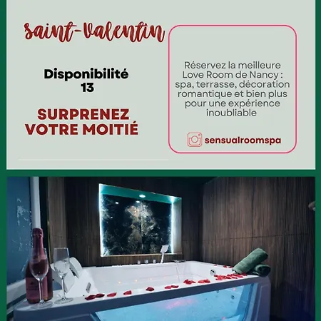 아파트 Stanislas Sensual Bali Jacuzzi 300m Place Stanislas *