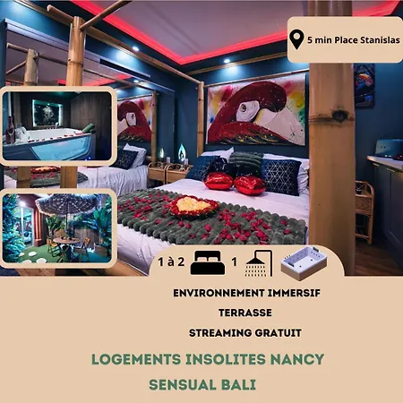 Stanislas Sensual Bali Jacuzzi 300m Place Stanislas Appartement Nancy